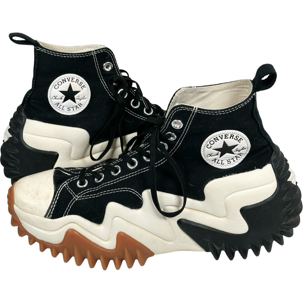 Converse Run Star Motion CX Platform Black High Top Sneakers Women’s Size 9 - Picture 2 of 8